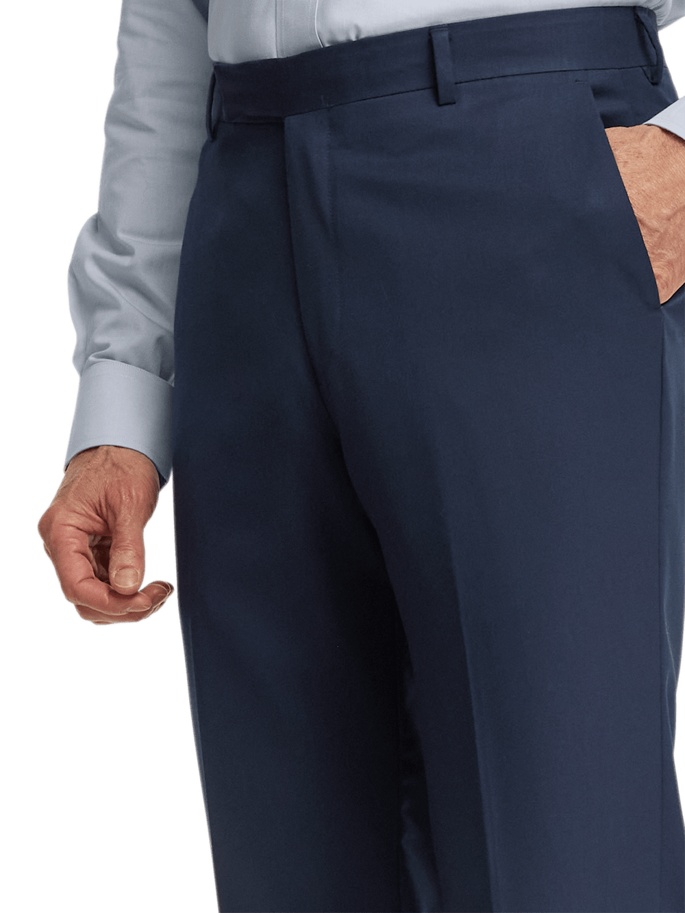 Alternate Image of Wool Gabardine Pants-4#model_flat front