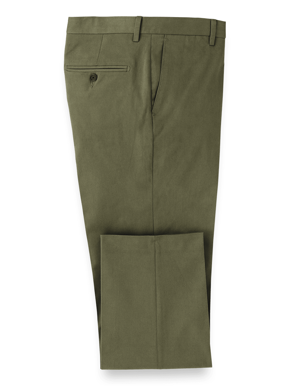 Product Image of Cotton Stretch Twill Pants-1#model_flat front