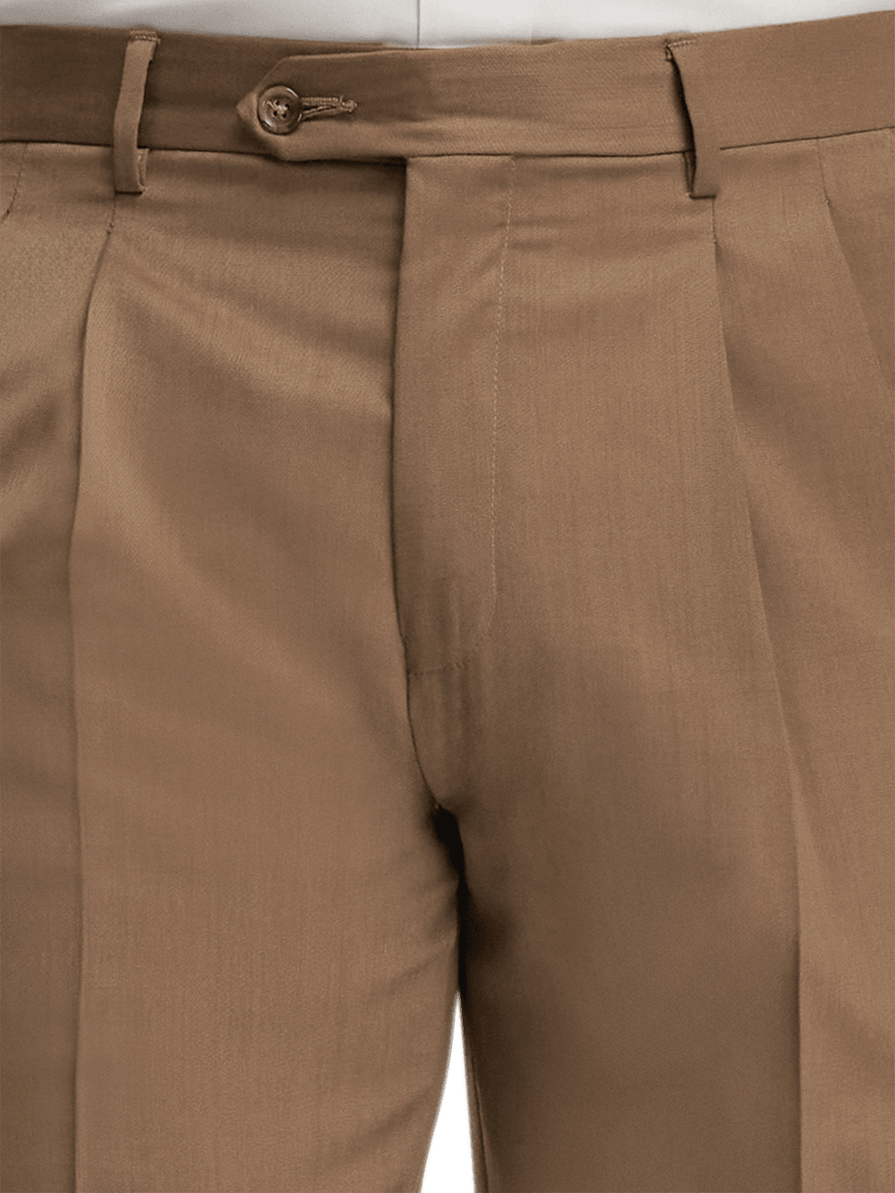 Alternate Image of Wool Gabardine Pants-2#model_pleated front