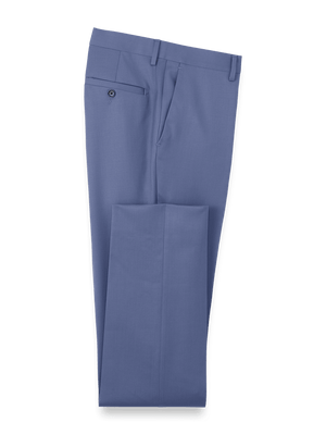 Wool Gabardine Pants - Postal Blue