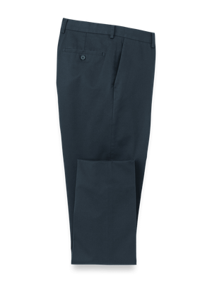 Non-Iron Cotton Stretch Twill Pant - Ink