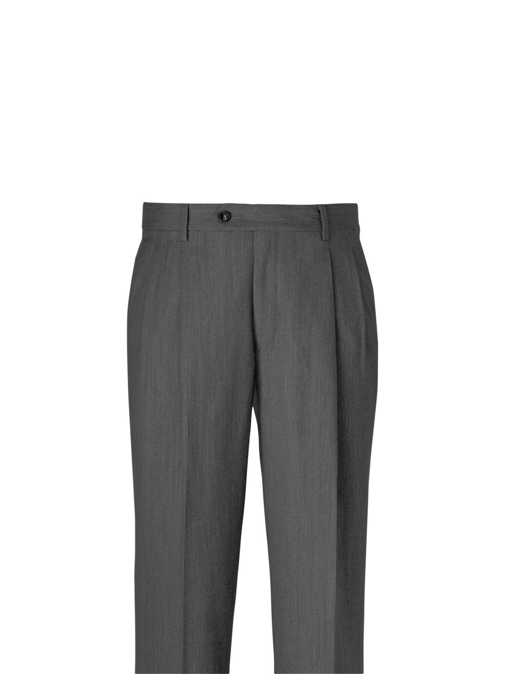 Alternate Image of Wool Flannel Solid Pants-1#model_pleated front