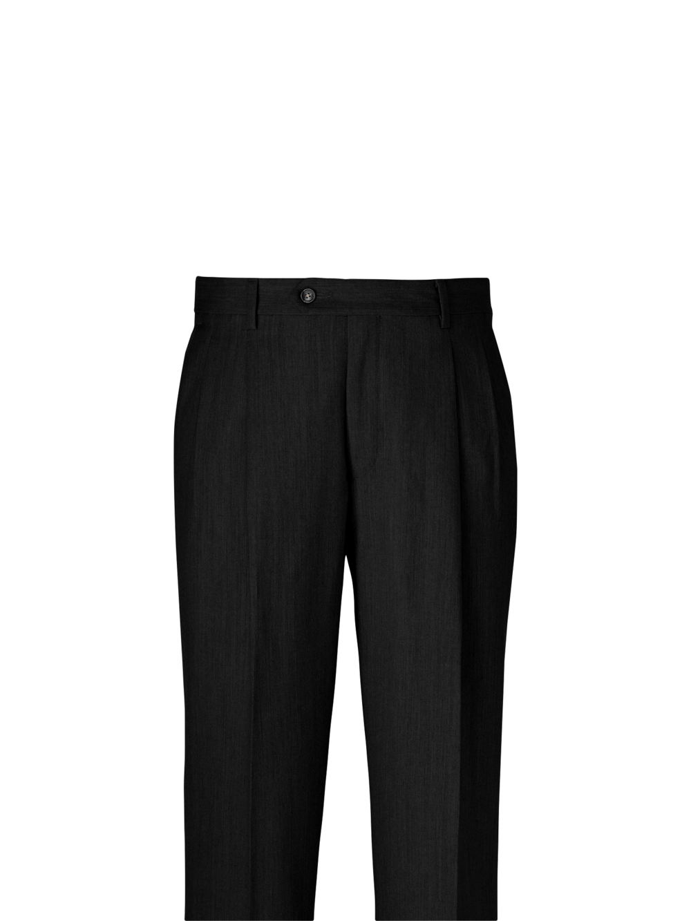 Alternate Image of Wool Flannel Solid Pants-1#model_pleated front