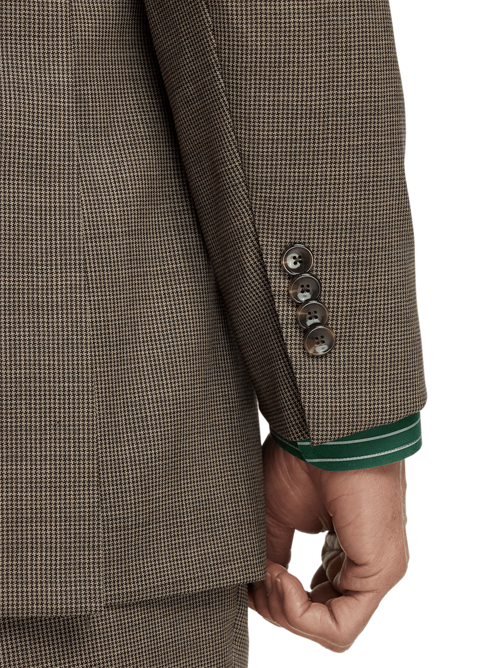 Alternate Image of Wool Stretch Micro Check Peak Lapel Suit Jacket-2