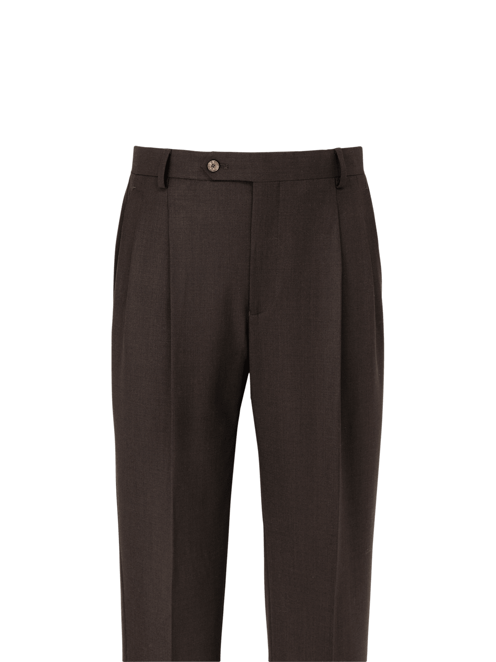 Alternate Image of Wool Stretch Bengaline Suit Pants-1#model_pleated front