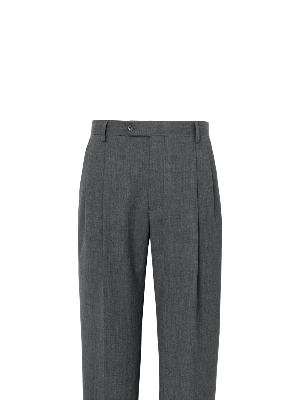 Alternate Image of Wool Stretch Bengaline Suit Pants-1#model_pleated front