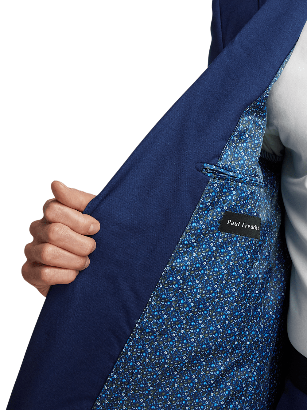 Alternate Image of Wool Stretch Bengaline Peak Lapel Suit Jacket-3