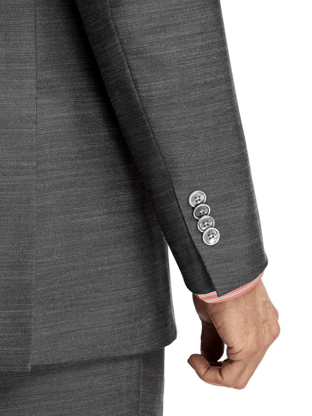 Alternate Image of Performance Blend Double Breasted Peak Lapel Suit Jacket-2