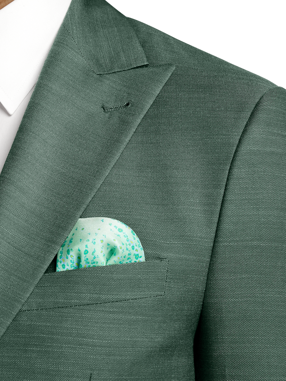 Alternate Image of Performance Blend Double Breasted Peak Lapel Suit Jacket-5