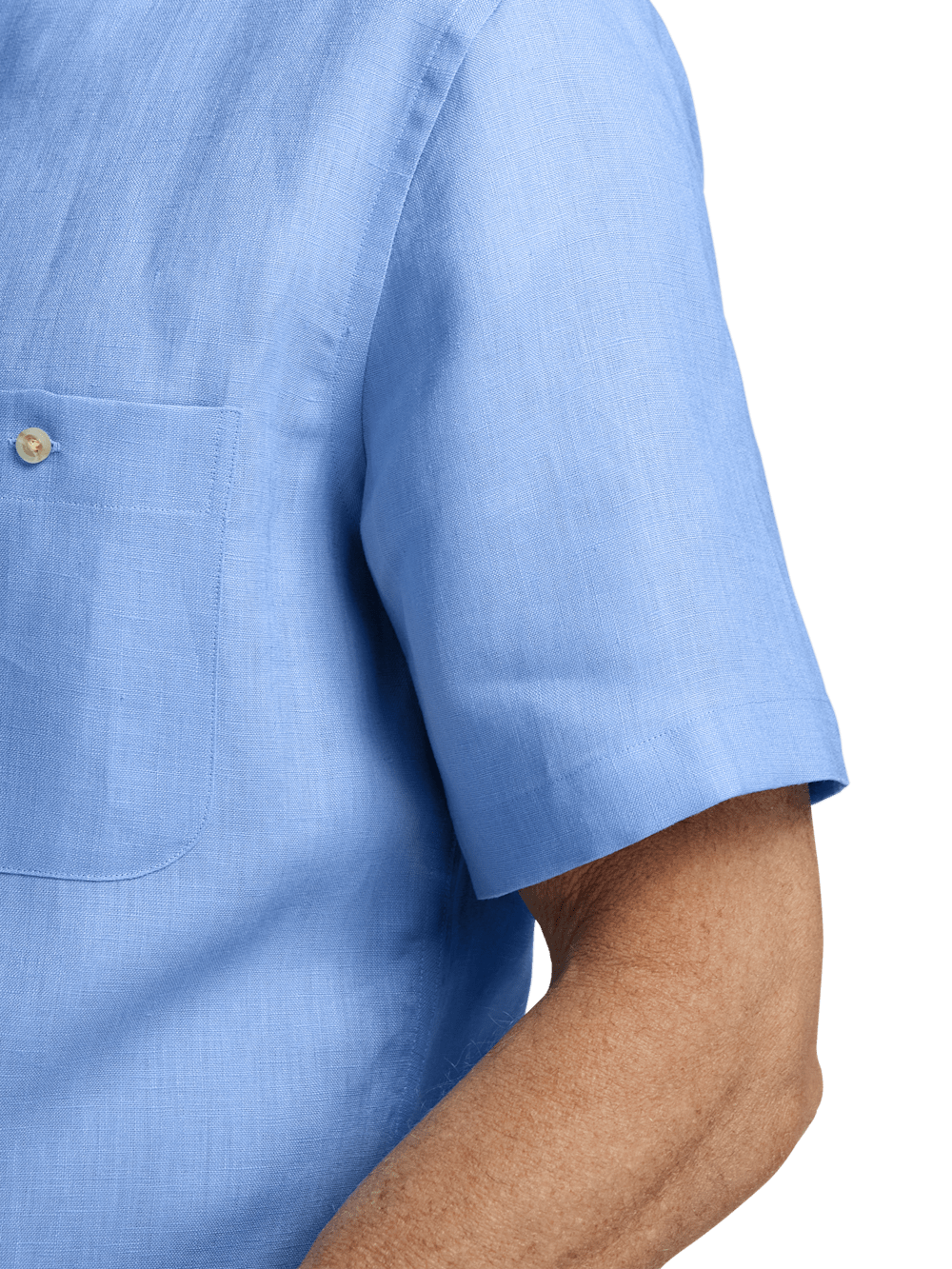 Alternate Image of Linen Solid Casual Shirt-3