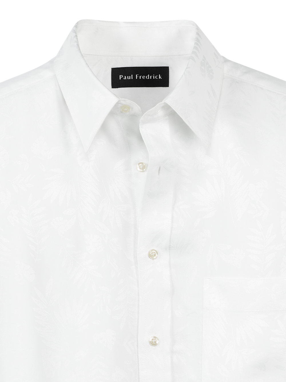 Alternate Image of Lyocell Solid Jacquard Casual Shirt-5