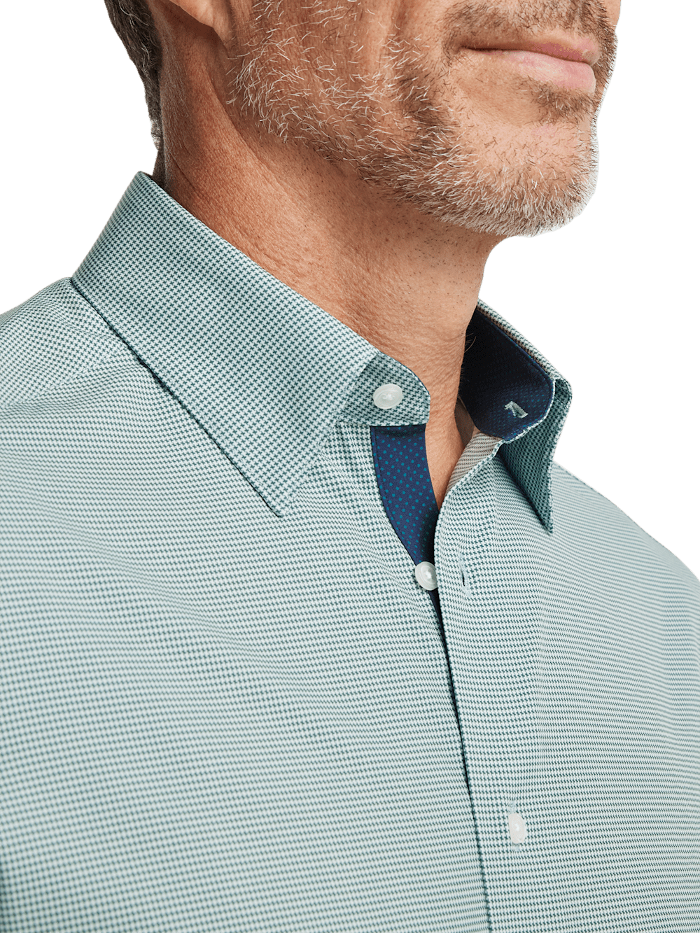 Alternate Image of Performance Stretch Houndstooth Casual Shirt-2