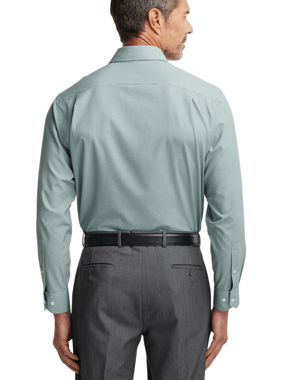 Alternate Image of Performance Stretch Houndstooth Casual Shirt-4