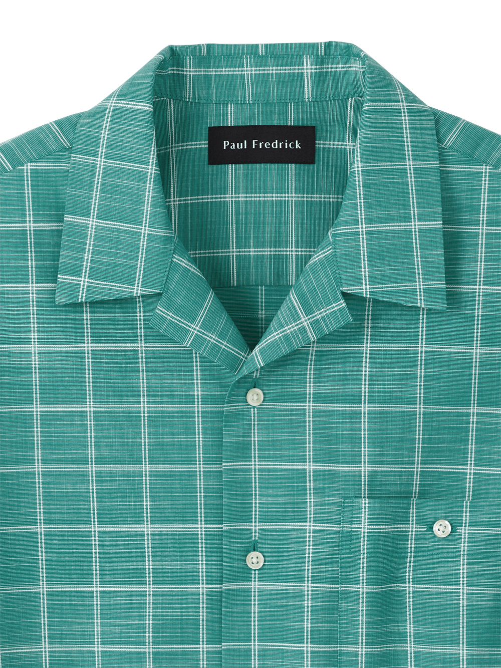 Alternate Image of Cotton Windowpane Casual Shirt-1