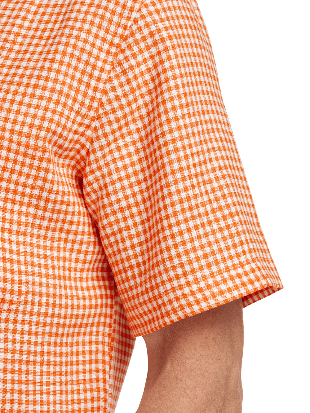 Alternate Image of Linen Gingham Check Casual Shirt-3