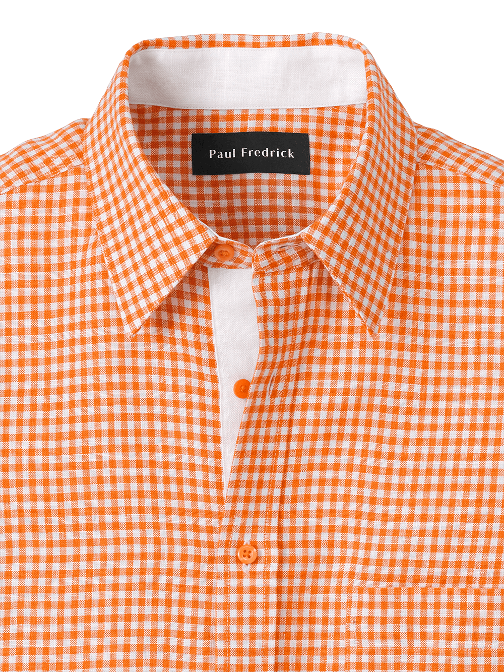Alternate Image of Linen Gingham Check Casual Shirt-5