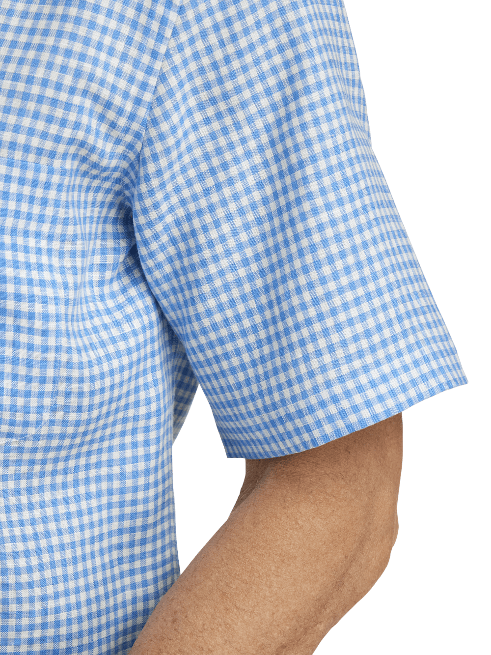 Alternate Image of Linen Gingham Check Casual Shirt-3