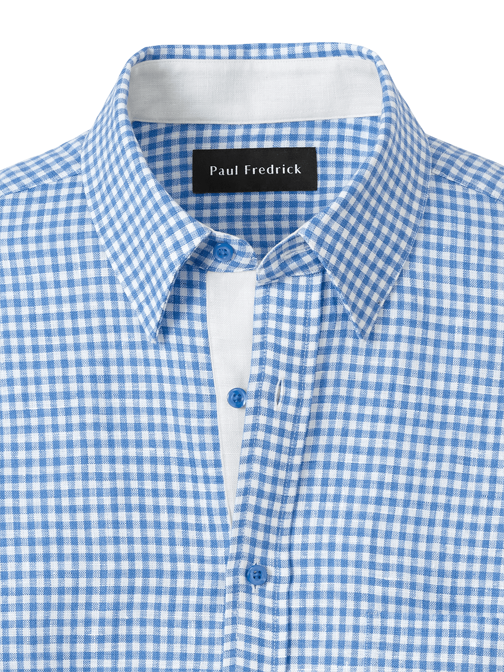 Alternate Image of Linen Gingham Check Casual Shirt-5