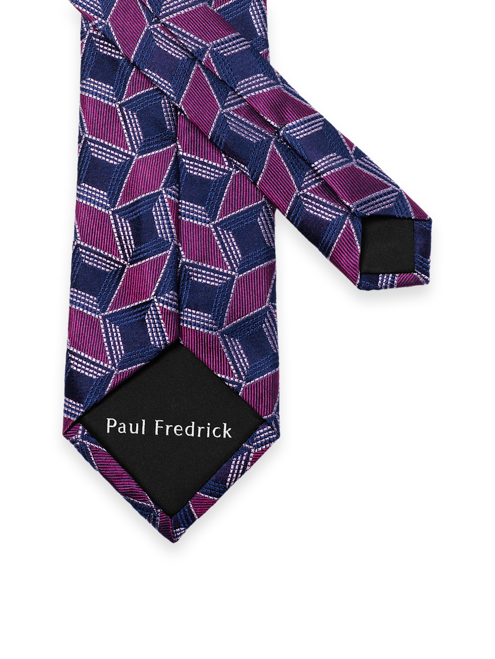 Alternate Image of Geometric Woven Silk Tie-2