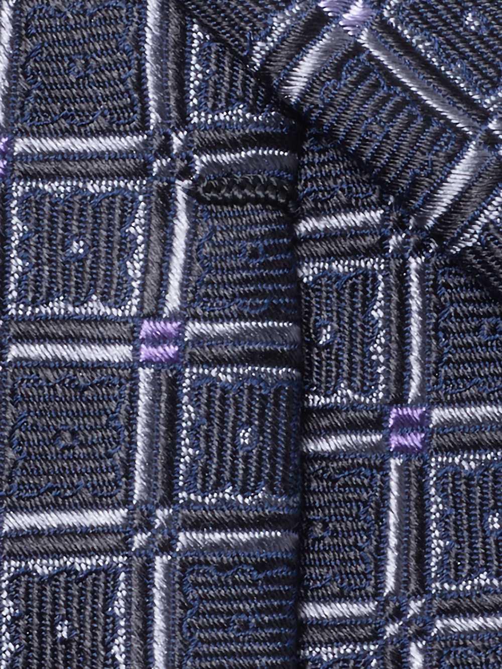 Alternate Image of Geometric Woven Silk Tie-3