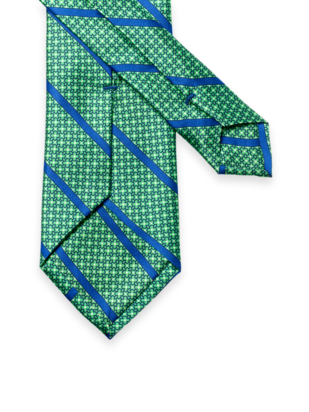 Alternate Image of Stripe Printed Italian Silk Tie-2