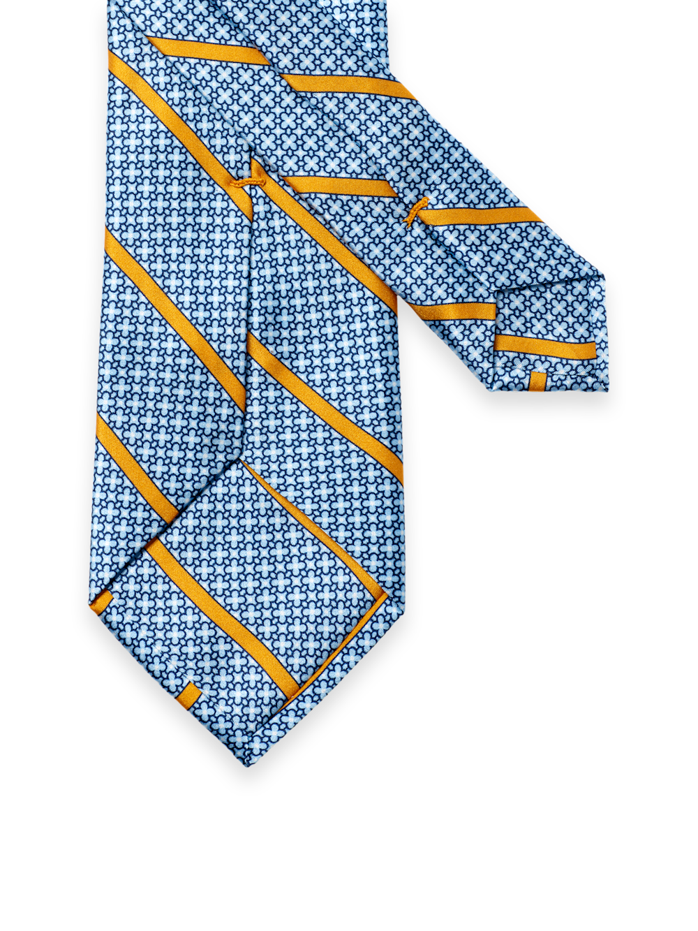 Alternate Image of Stripe Printed Italian Silk Tie-2