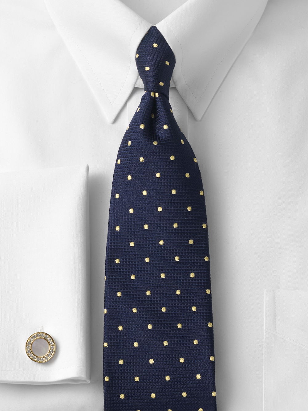 Alternate Image of Dot Woven Silk Blend Tie-1