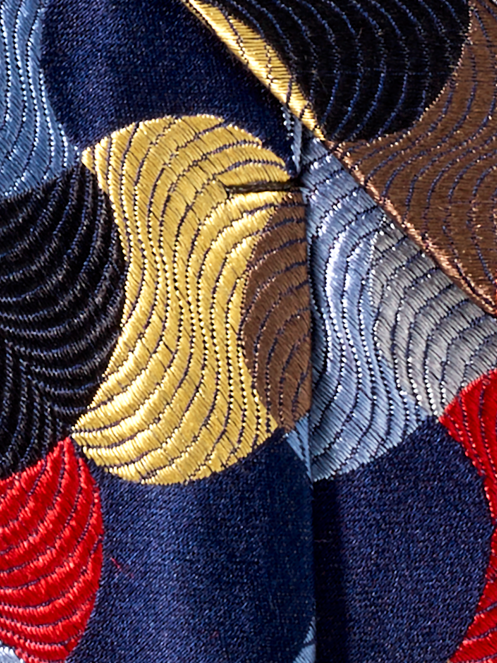 Alternate Image of Geometric Woven Silk Tie-3