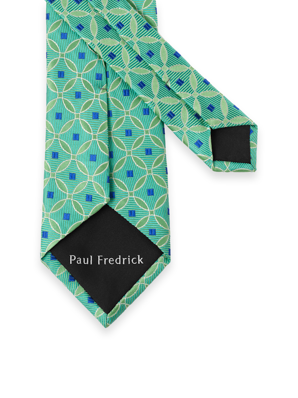 Alternate Image of Geometric Woven Silk Tie-2