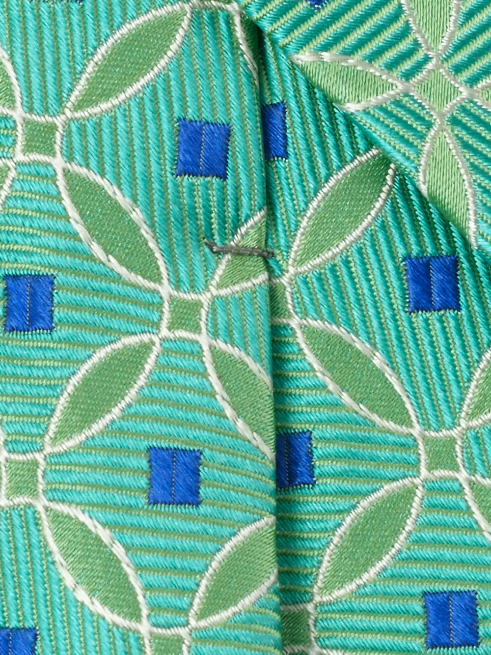 Alternate Image of Geometric Woven Silk Tie-3