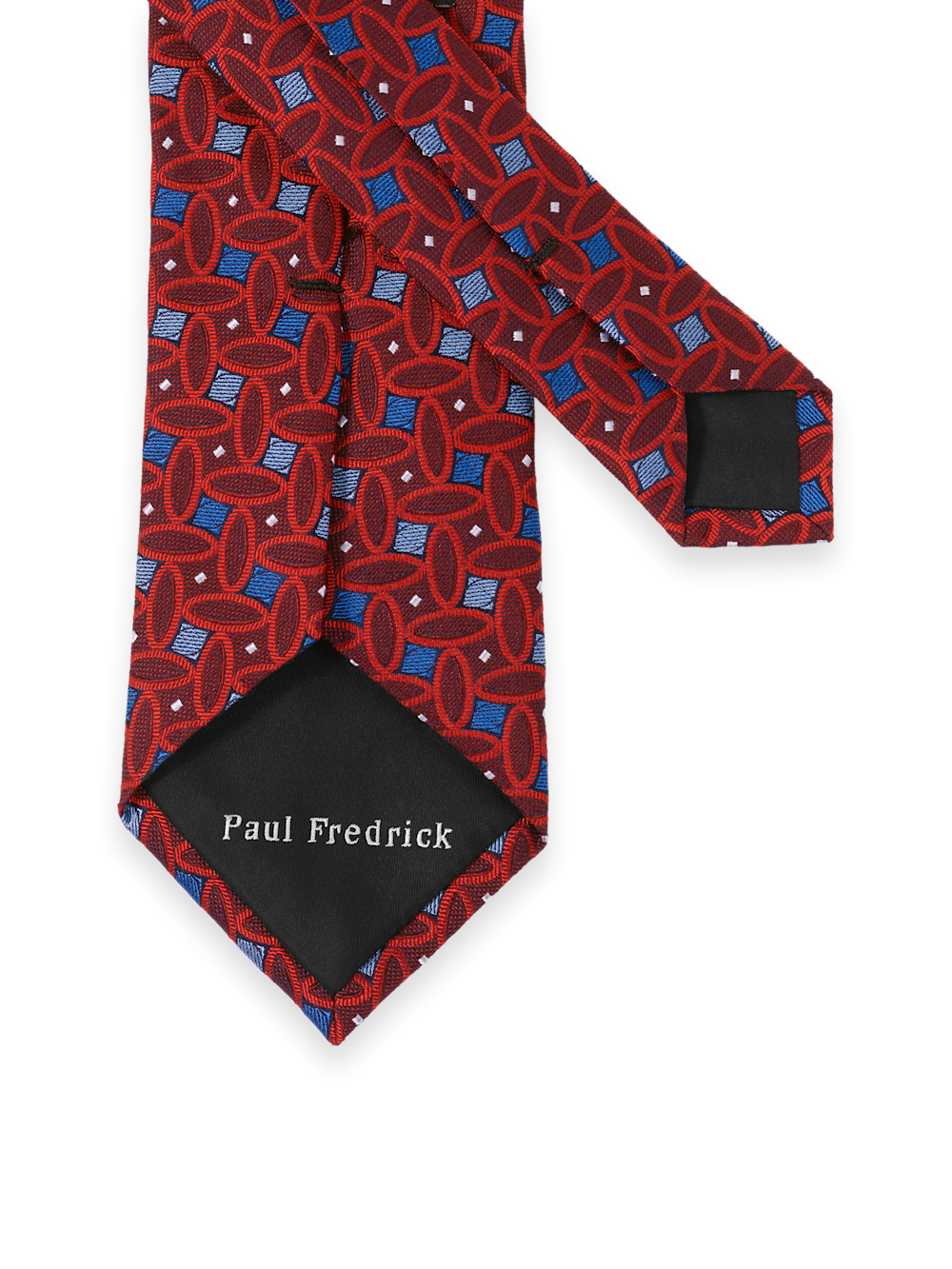 Alternate Image of Geometric Woven Silk Tie-2