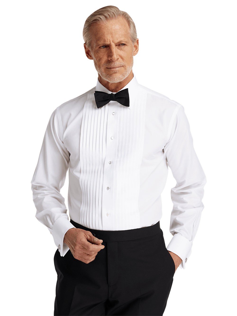 Alternate Image of Non-iron Cotton Tuxedo Shirt-1