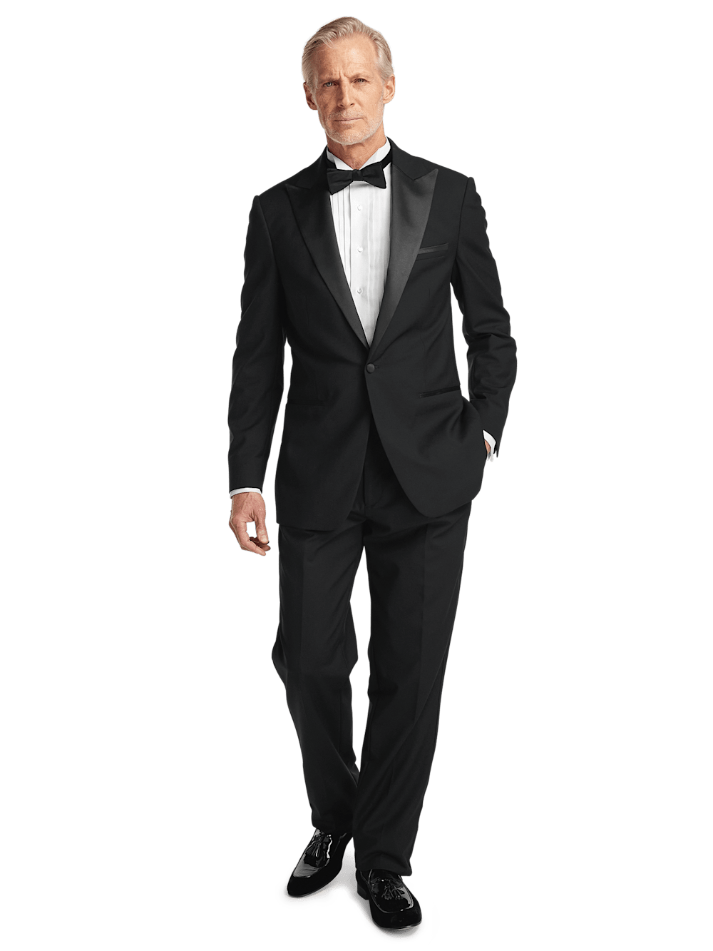 Alternate Image of Wool Stretch Peak Lapel Tuxedo-1