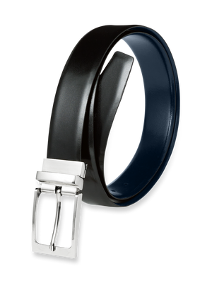 Vincent Reversible Belt - Black/navy