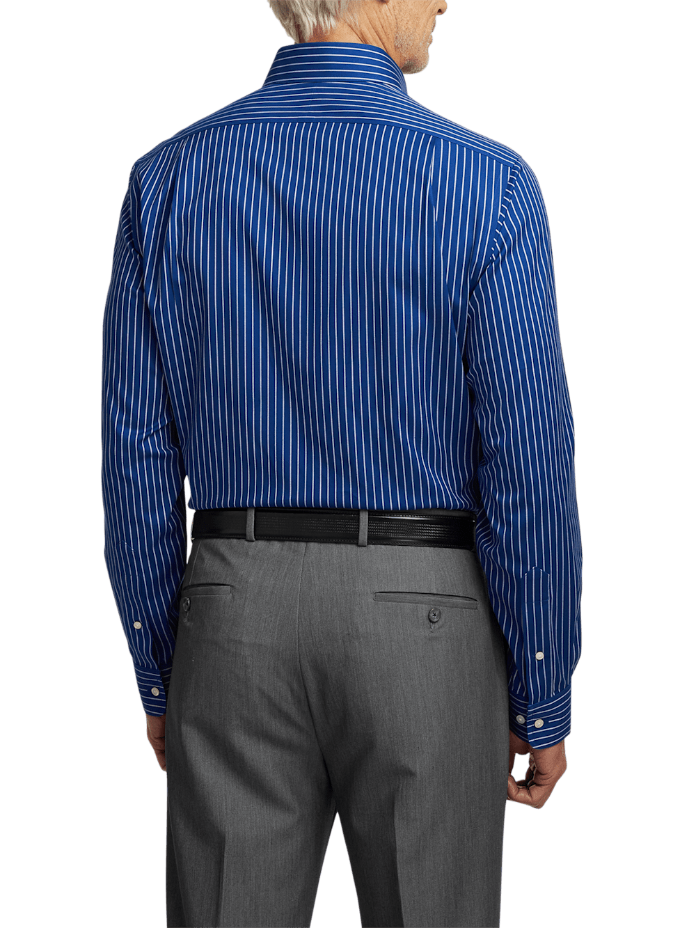 Alternate Image of Comfort Stretch Non-iron Stripe Dress Shirt-4