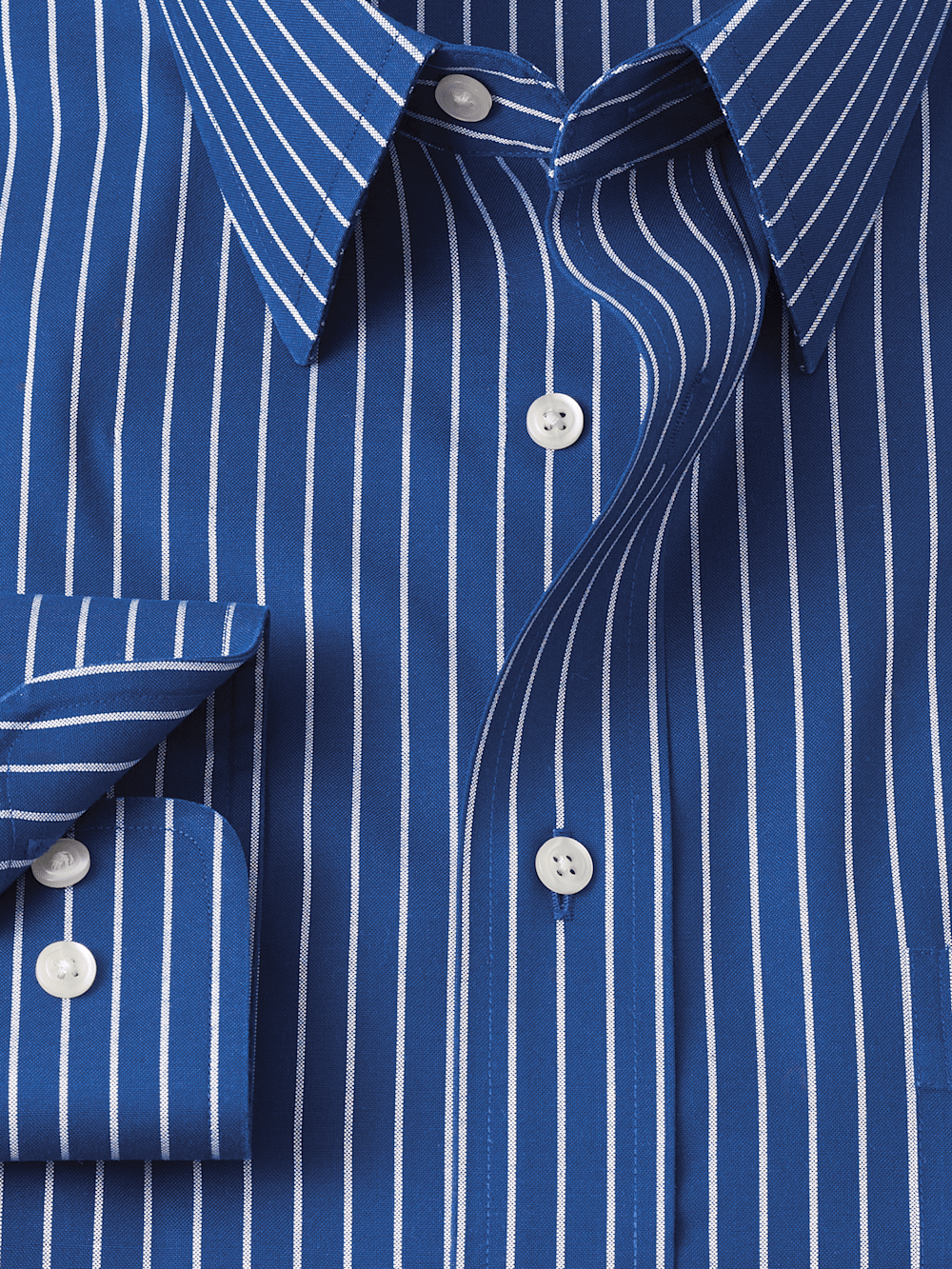 Alternate Image of Comfort Stretch Non-iron Stripe Dress Shirt-5