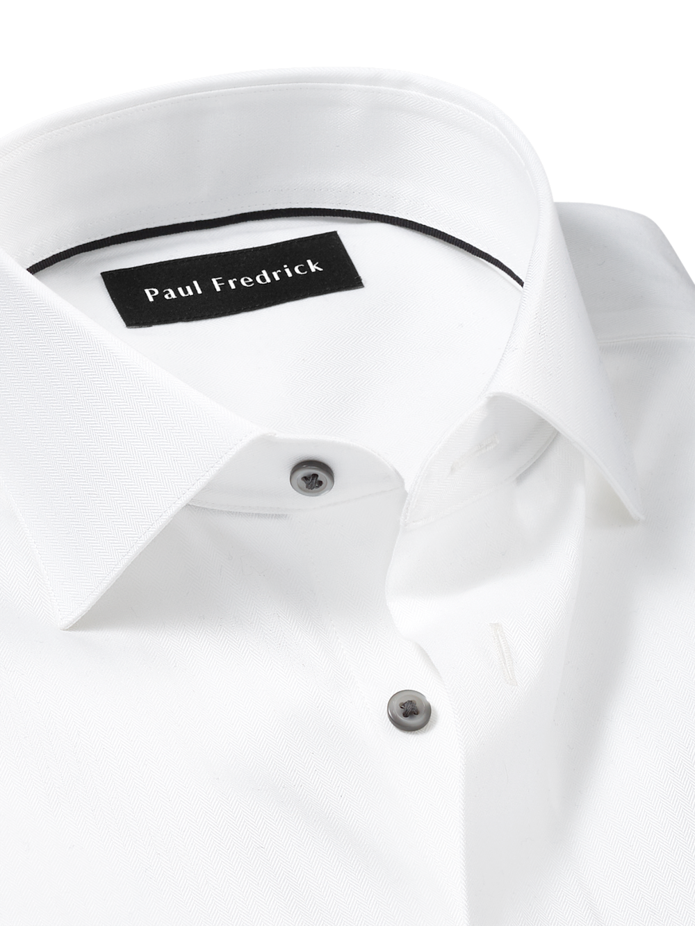 Alternate Image of Comfort Stretch Non-iron Herringbone Dress Shirt-6