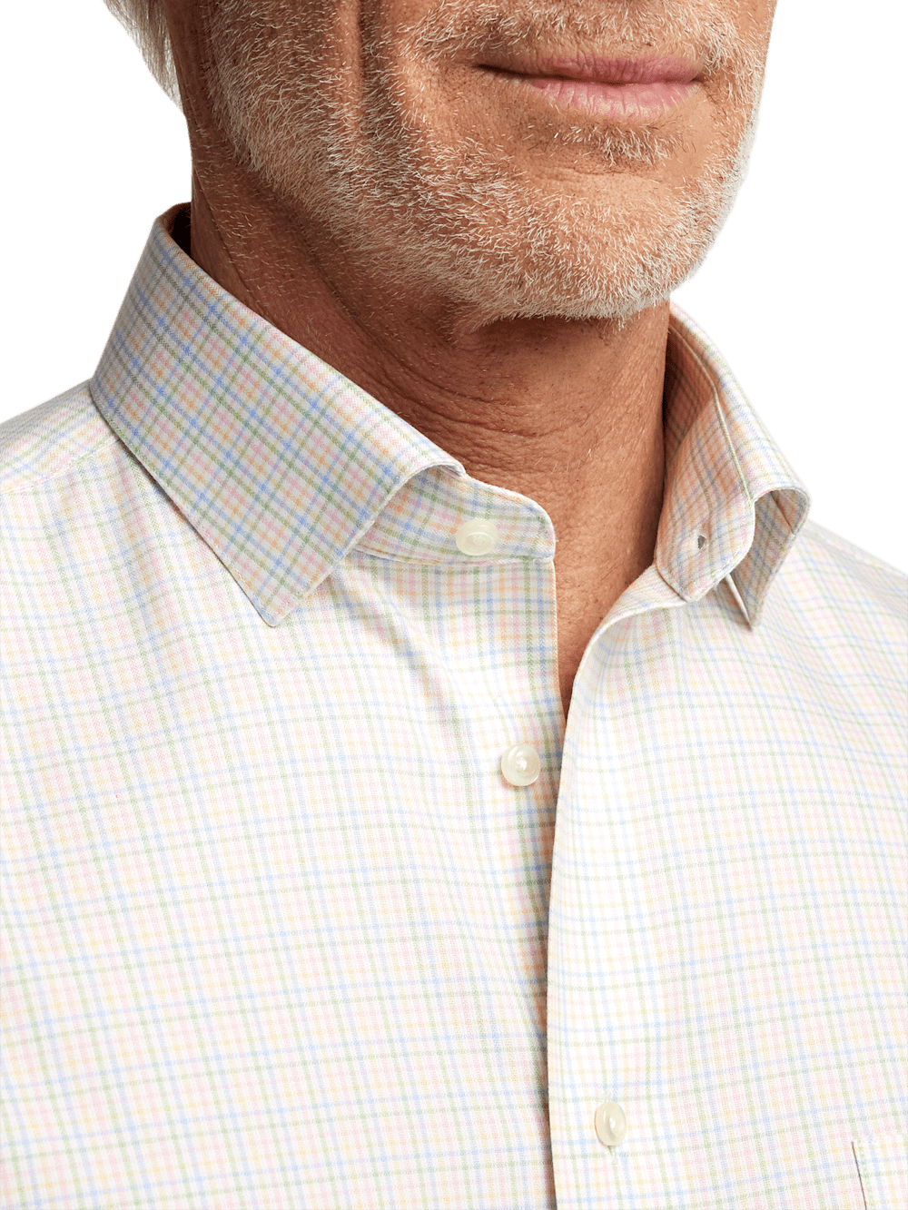 Alternate Image of Comfort Stretch Non-iron Check Dress Shirt-2