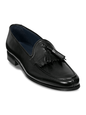Lennon Kiltie Tassel Loafer - Black