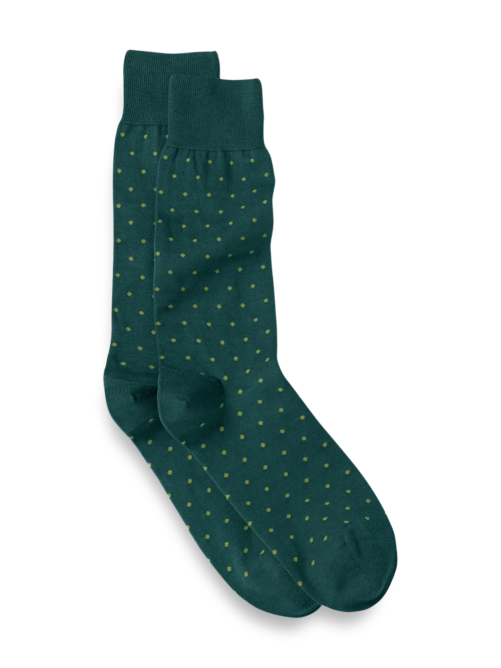 Product Image of Dot Cotton Blend Sock-Green Multi