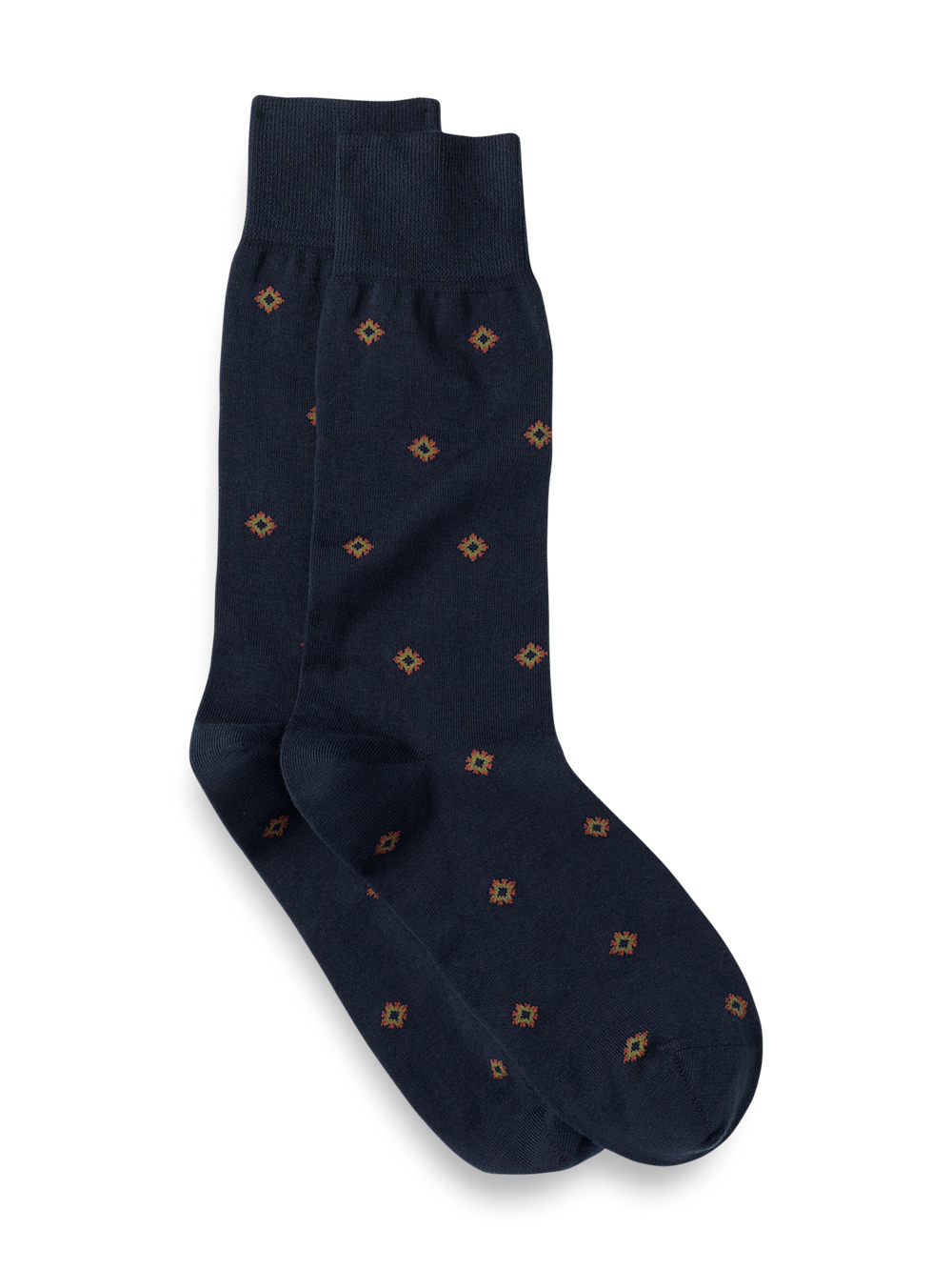 Product Image of Medallion Cotton Blend Sock-Navy