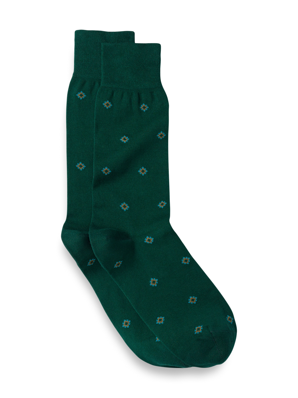 Product Image of Medallion Cotton Blend Sock-Green