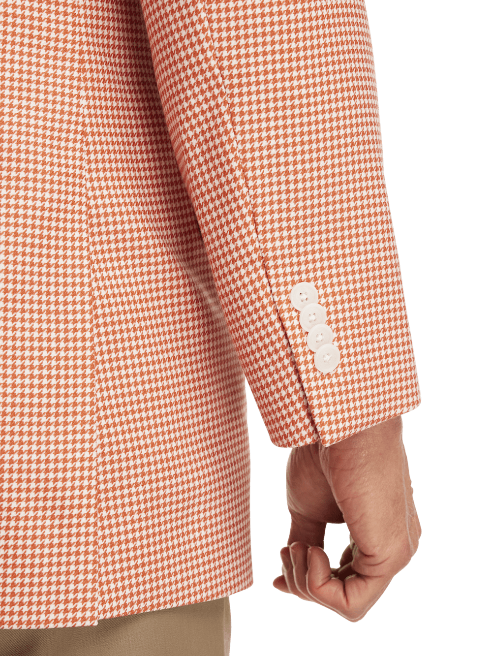 Alternate Image of Wool Houndstooth Single Breasted Peak Lapel Sport Coat-2