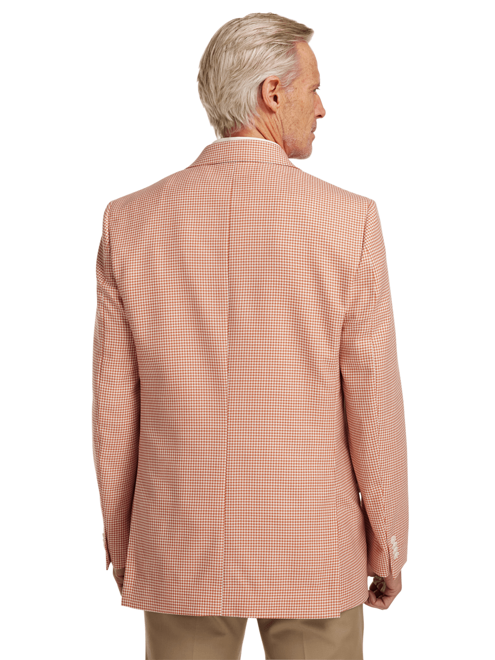 Alternate Image of Wool Houndstooth Single Breasted Peak Lapel Sport Coat-6