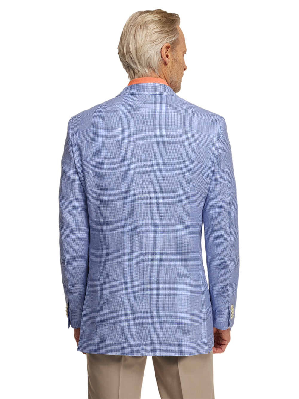 Alternate Image of Linen Blend Single Breasted Notch Lapel Sport Coat-6