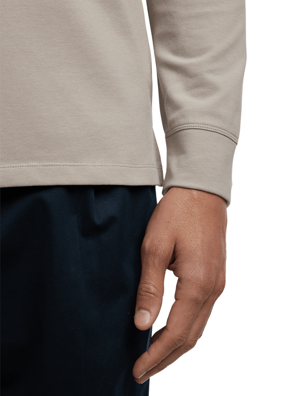 Alternate Image of Cotton/spandex Pique Three Button Polo-3