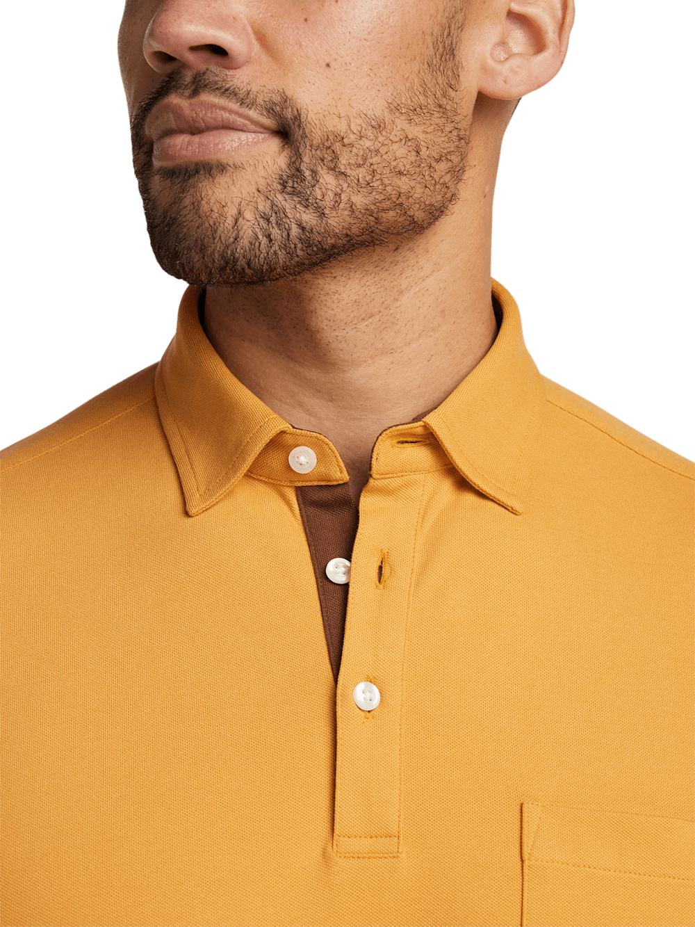 Alternate Image of Cotton/spandex Pique Three Button Polo-2