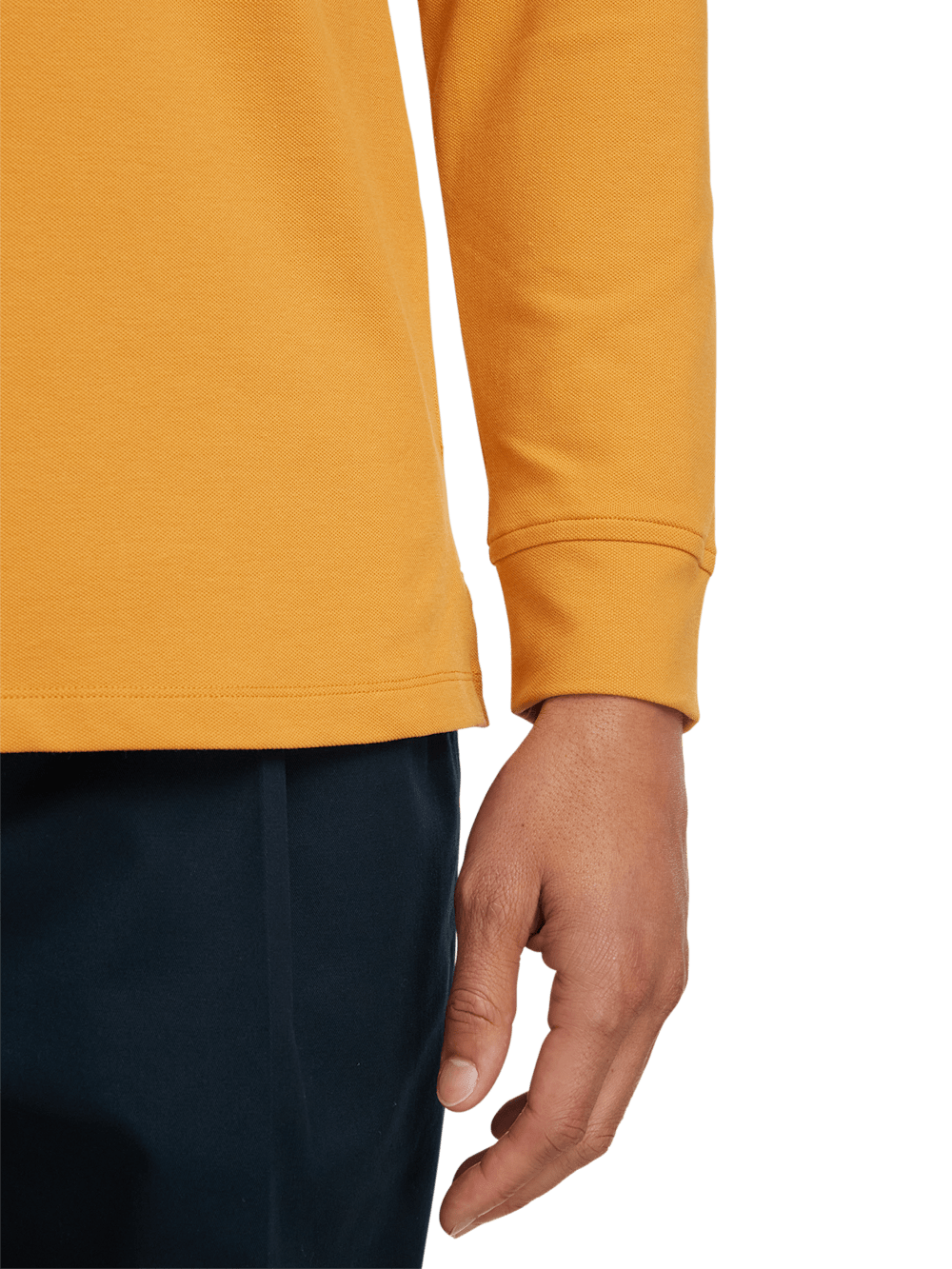Alternate Image of Cotton/spandex Pique Three Button Polo-3