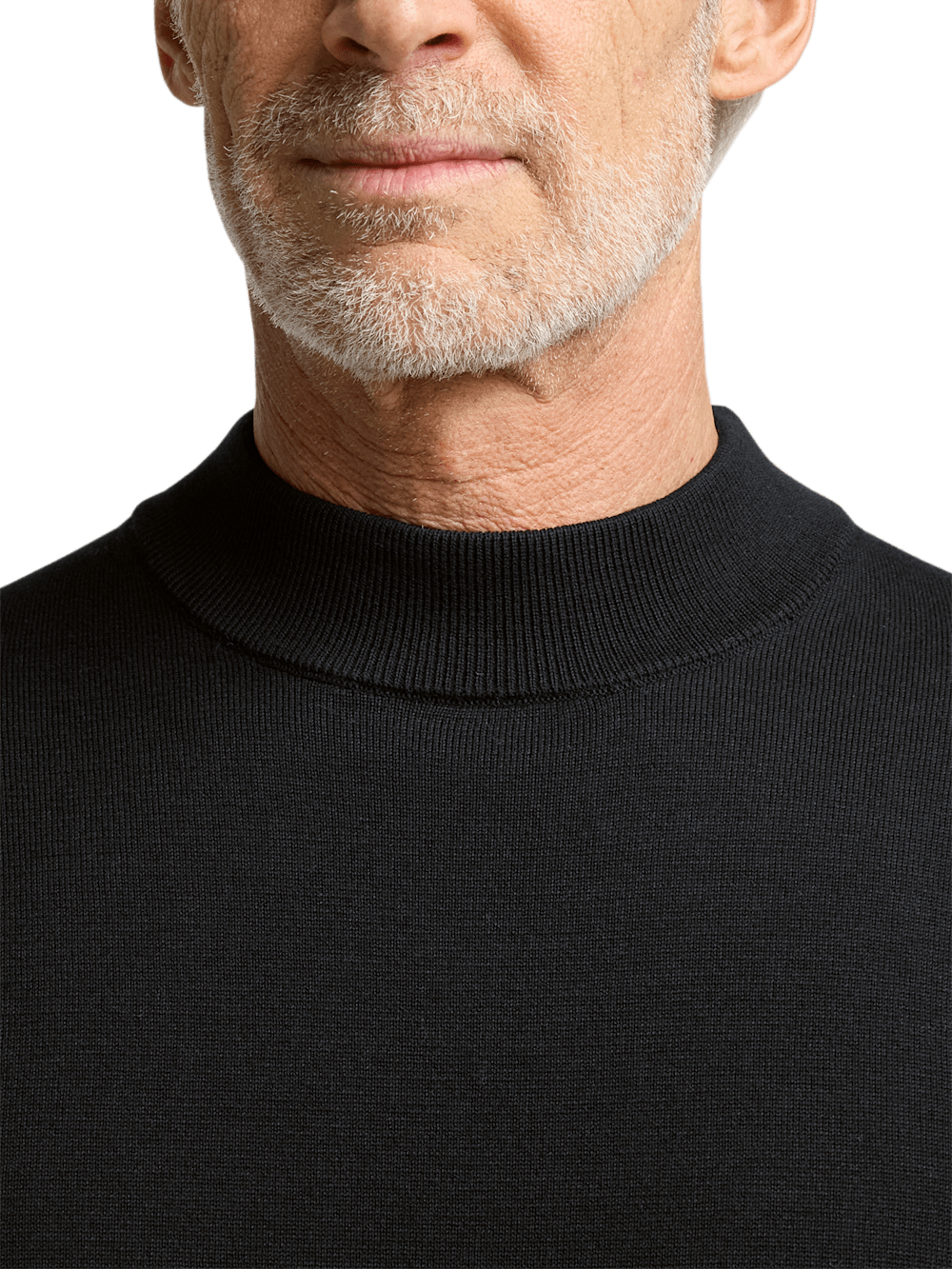 Alternate Image of Cotton Mock Neck Sweater-2