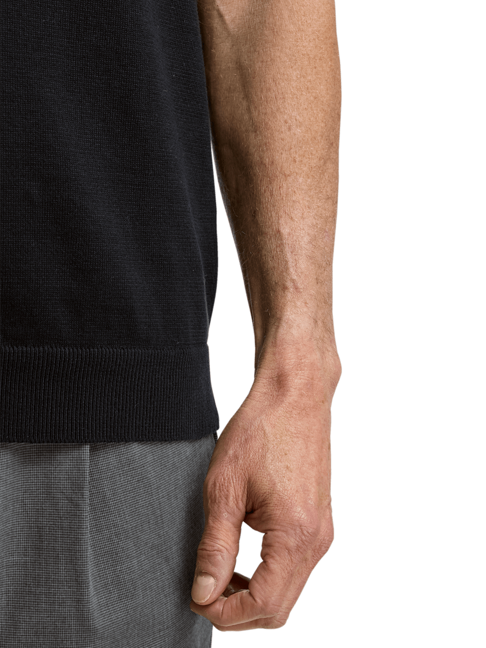 Alternate Image of Cotton Mock Neck Sweater-3
